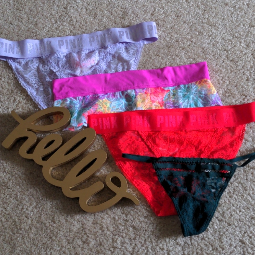 NWT 4 VS Pink underwear